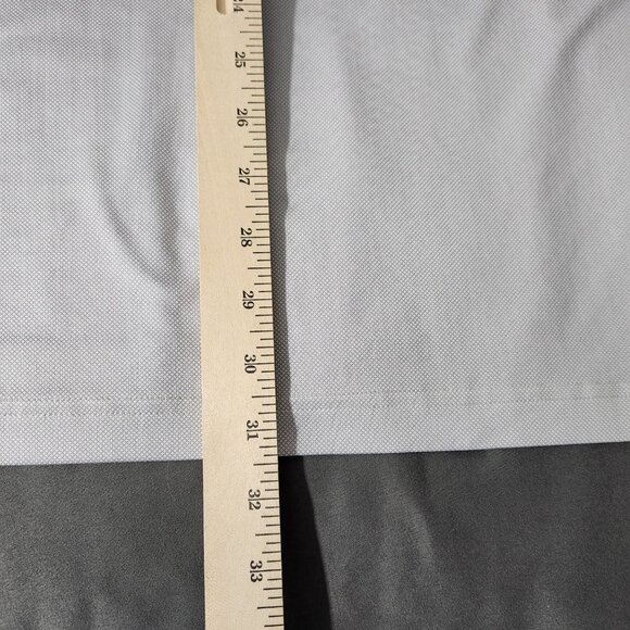 Mizzen+Main Shirt Men's Extra Large Short Sleeve Polo Top Gray - Picture 11 of 14